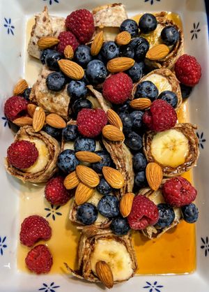 Banana breakfast sharer at Mooplehog in Okehampton