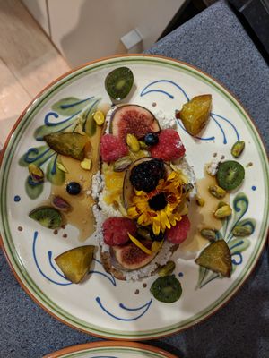 Figgy toast at Mooplehog in Okehampton