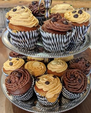 Cupcakes at Mooplehog in Okehampton