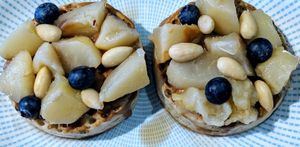 Sourdough crumpets at Mooplehog in Okehampton