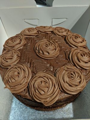 Birthday cake at Mooplehog in Okehampton