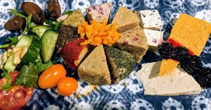 Cheese platter at Mooplehog in Okehampton