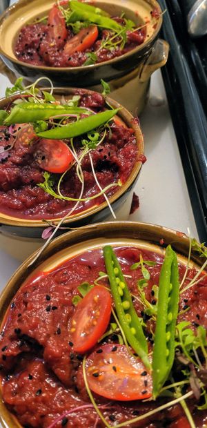 Soup pots at Mooplehog in Okehampton