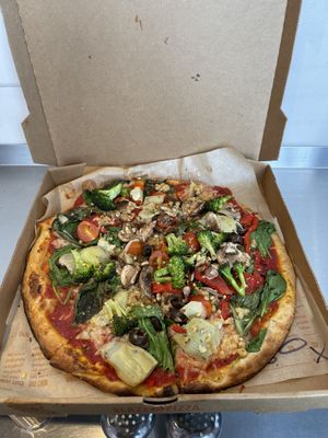 Build your own option and choose as many toppings as you want! at Blaze Pizza in Marina