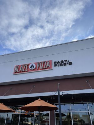 outside   at Blaze Pizza in San Diego
