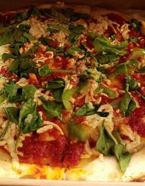 Veggie pizza at Blaze Pizza - Betteravia in Santa Maria
