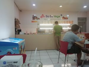 buffet at Go Go Vege in Bogor