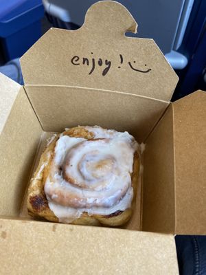 Cinnamon Bun  at Lovecrumbs - West Port in Edinburgh