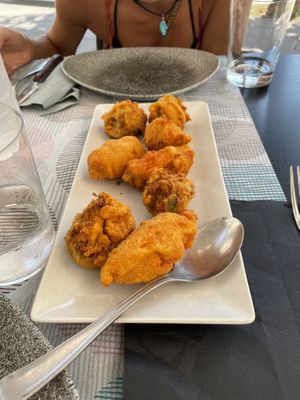 Croquetas veganas at Geltoki in Zarautz