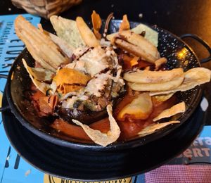 Stuffed eggplant at Geltoki in Zarautz