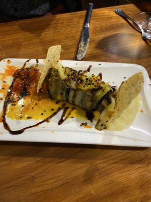 Rolled zucchini   at Geltoki in Zarautz