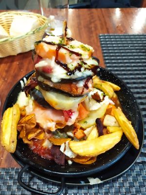 Mil hojas de verduras...una bomba!!! at Geltoki in Zarautz