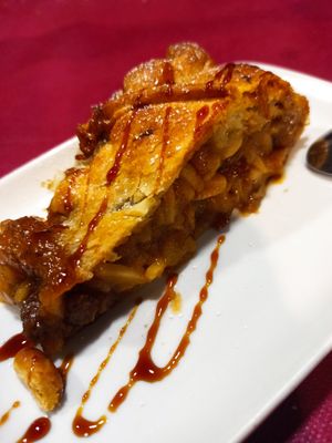 Strudel pera at Geltoki in Zarautz