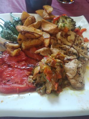 Plato base at Geltoki in Zarautz