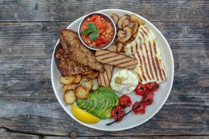 Veggie Breakfast at Hatch at Hatch in East London