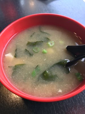 miso soup  at Furin in Valparaiso