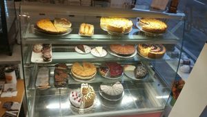 Kuchentheke at Café Loyal in Siegburg