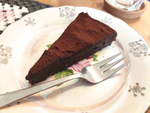 Chocolate cake at Café Loyal in Siegburg