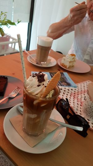Eis-coffee at Café Loyal in Siegburg