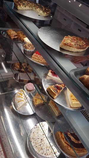Selection of the baked goods. at Café Loyal in Siegburg