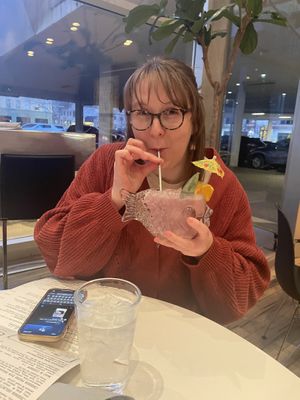 Cuttle fish (N/A drink with coconut cream)   at The Vault in Tulsa