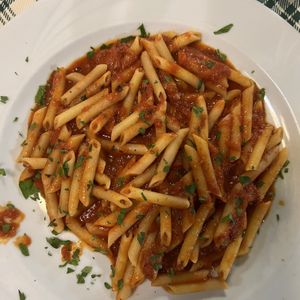 SPAGHETTI WITH CHERRY TOMATOES  at S. Antonino in Sorrento