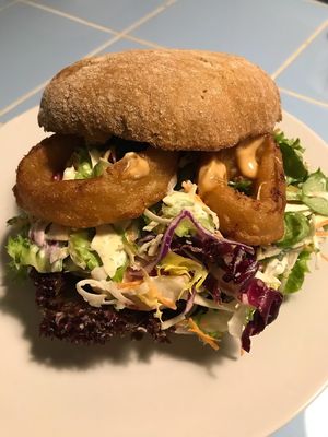 BBQ burger at Melone in Aarhus