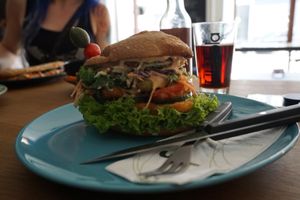 Chicken Burger at Melone in Aarhus