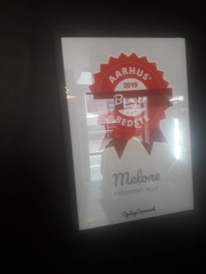 Awarded best burger in Aarhus at Melone in Aarhus