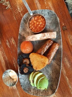 Vegan Breakfast at The Hurt Arms in Belper