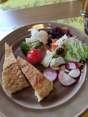 Entradas do buffet at Semente Centro Macrobiótico de Braga in Braga