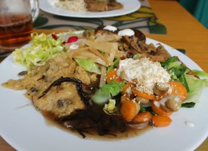 Almoço Buffet 
Buffet brunch at Semente Centro Macrobiótico de Braga in Braga