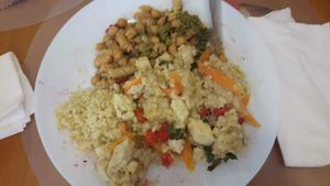 dish of the day at Semente Centro Macrobiótico de Braga in Braga