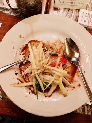 Vegan dinner at Long Chim  in Central Singapore