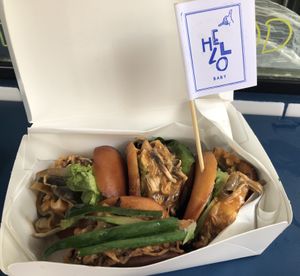 Chili crab slider  at Hello Baby in Central Singapore