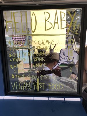 Menu  at Hello Baby in Central Singapore