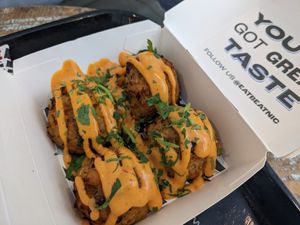 Loaded corn poppers at Beatnic - Back Bay in Boston