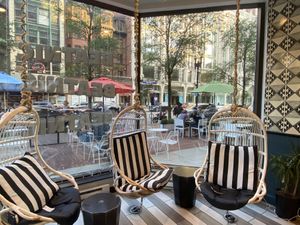 Relaxed seating   at Beatnic - Back Bay in Boston