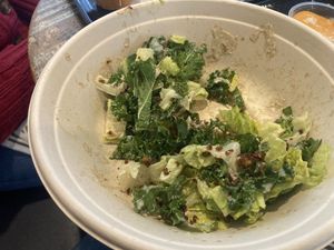 What’s left of kale salad before I remembered to take pic 🤷  at Beatnic - Back Bay in Boston