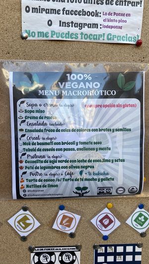 Menu  at Lo de Ponxe En El Kinto Pino in Valencia