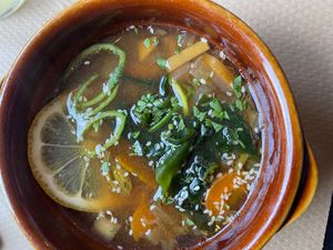 Miso soup   at Lo de Ponxe En El Kinto Pino in Valencia