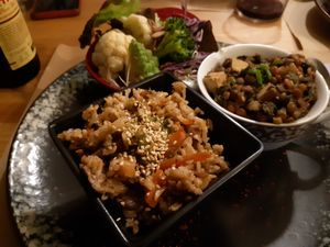 Main course / Vegan macrobiotic combo 1 at Lo de Ponxe En El Kinto Pino in Valencia