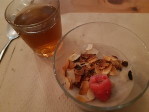 Dessert / horchata pudding at Lo de Ponxe En El Kinto Pino in Valencia