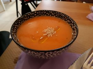 Starter / Gazpacho at Lo de Ponxe En El Kinto Pino in Valencia