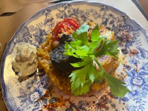 Rice dish  at Lo de Ponxe En El Kinto Pino in Valencia