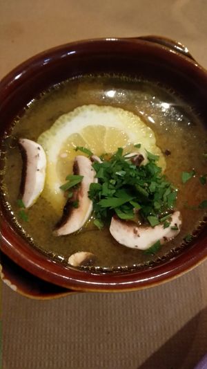 Sopa de miso at Lo de Ponxe En El Kinto Pino in Valencia