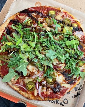 Blaze Pizza - Build your own vegan pizza  at CVG - Blaze Pizza in Hebron