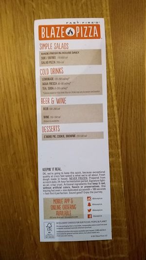 Mwnu at Blaze Pizza - The Summit in Lexington