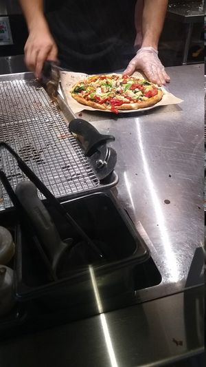 Vegan pizza at Blaze Pizza - The Summit in Lexington