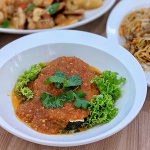 CNY Abundance Nonya Fish at Yes Natural Restaurant 悦意坊 in Central Singapore